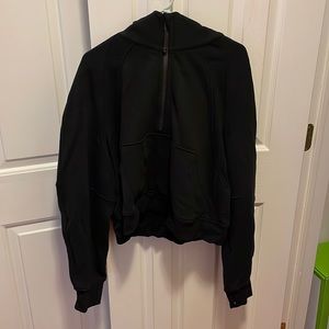 lululemon | Scuba Oversized 1/2 Zip Hoodie - Black | Womens XL/XXL